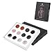 TOPBRIGHT 6 Pairs Natural Mixed Stone Ear Plugs Tunnels Saddle Expander Body Piercing Jewelry Set Gauges