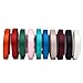 VATIN Solid Color Double Sided Polyester Satin Ribbon 10 Colors 1/4 inch X 5 Yard Each Total 50 Yds Per Package Ribbon Set #5