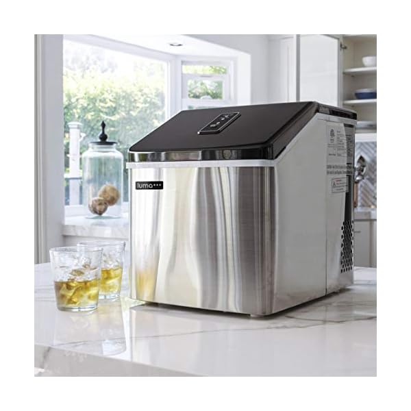 Luma Comfort Clear Ice Cube Maker Machine First Cubes In 15 Minutes