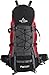 TETON Sports Fox 5200 Internal Frame Backpack; High-Performance Backpack for Backpacking, Hiking, Camping Mars Red, 34