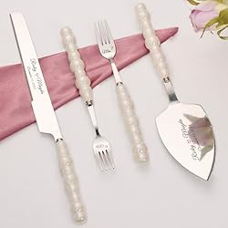 TUKDAK Personalized Cake Cutting Set with