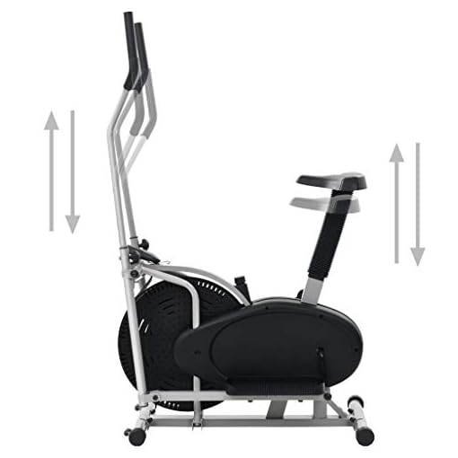 exercise bike and cross trainer