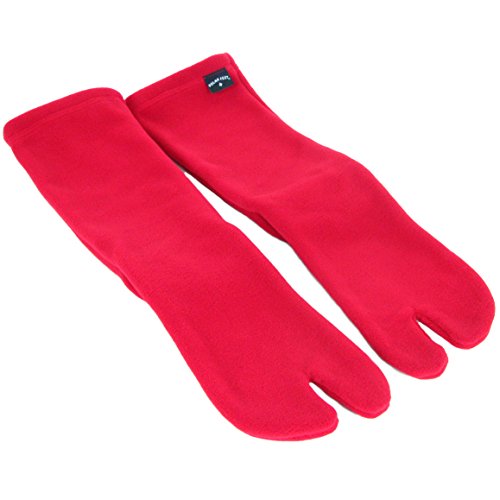 Polar Feet Adults' Tabi Socks Red L - Thumbnail 4