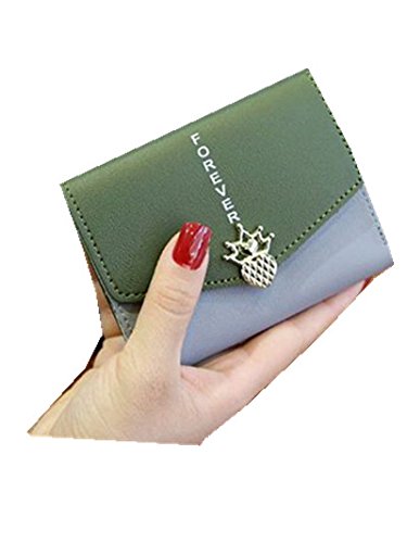 TBOP Women New Simple Korean Tri-Fold Mini Wallet