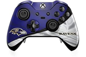 Skinit Decal Gaming Skin Compatible with Xbox One Elite Controller - Officially Licensed NFL Baltimore Ravens Design