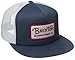 Brixton Men's Grade High Profile Adjustable Mesh Hat, Washed Navy, One Size