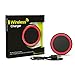 2 Pack Universal QI Wireless Cell Phone Charger Works with all Qi-Enabled, Samsung Galaxy iPhone x, 8, Note Edge Plus S6 S7 S8, Nexus, Nokia Lumia, LG, HTC 8X / Droid DNA & All Qi Enabled Smart Phone