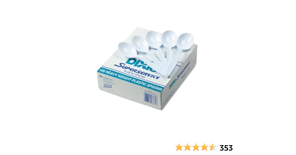 Download Amazon Com Dixie Heavyweight Plastic Spoons White 100 Ct By Dixie Health Household