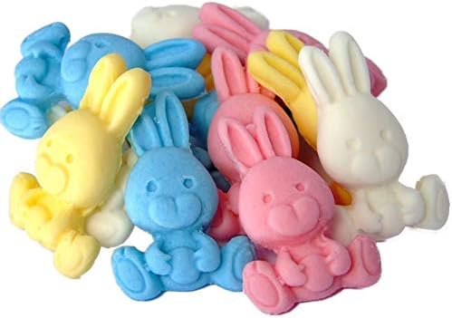 12 Edible Easter Rabbit Cake Cupcake Decorations (Mixed)