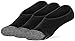 Galiva Boys' Cotton Lightweight No Show Liner Socks - 3 Pairs, Medium, Black