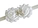 Christening Baptism Cross White Headband Infant Baby Newborn Girl Gift