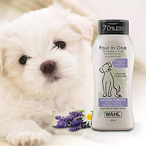 Wahl 4in1 Calming Pet Shampoo Cleans, Conditions, Detangles