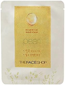 [THE FACE SHOP] Essential Pearl Mask Sheet Korean Mask Pack All Skin Types x 8pcs