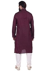 KISAH Men's Indian Benarasi Jaquard Cotton Silk