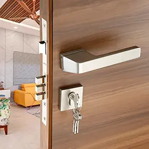 LAPO Brass Heavy Duty Door Locks For Main Door, Main Door Lock, Door Lock With Handles, Door Locks For Bedroom, Mortise Lock For All Door | Matt Finish | 3 Years Warranty Ro-154