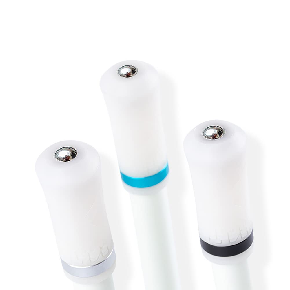 4 Pieces Spinner Pen Finger Pen Rotating Gaming Gel Pens Flying Pen Finger Rotating Pen Entertainment Release Pressure Toy for Kids Students Teens Student Games Gift (Black)