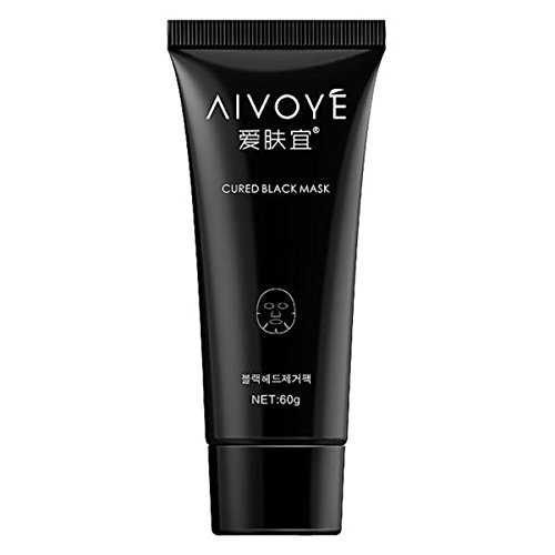 Blackhead Remover Black Face Mask Charcoal Face Mask Deep Cleansing Clay Facial Mask for Reduction in Pores Blackheads & Acne Rejuvenated to Smooth & Moisturizing Skin for Men and Women