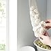 AUCH 3Pcs Hanging Kitchen Reusable Storage Mesh Organizer Holder for Trash Bag, Grocery Bag, Potatoes, Garlic, Vegetable, Fruit and Garbage Bag