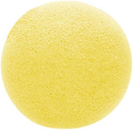 RAINYEAR Natural Facial Konjac Sponge Best Beauty Exfoliating Skin Care Gentle Deep Cleaning Organic Face Washing Sponge(Ginger)
