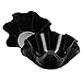 Norpro Mini 4.5-Inch Tortilla Baker Bowl, Set of 4 ,Black