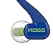 Koss KSC32i B Sport Clip Headphones, Blue