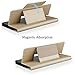 IVSO Case with Keyboard for Samsung Galaxy Tab S3 9.7, Ultra-Thin Detachable Keyboard Portfolio Stand Case/Cover for Samsung Galaxy Tab S3 9.7-Inch Tablet w/ S Pen SM-T820/SM-825 (Gold)