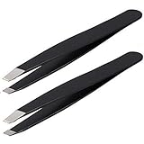 2pcs Eyebrows Face Nose Hair Tweezer Stainless Steel Eyebrow Plucking