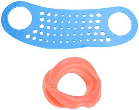 ANNIUP Face Slimming Mask Anti-wrinkle and Tightens Skin Facial Mask Ladies V Face Chin Lifting Mask Belt Chin Cheek Slimmer Face Bandage Face Shaper + Silicone Lips Exerciser