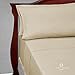 Cosy House Collection Premium Rayon Derived from Bamboo Bed Sheet Set - Cooling Blend - Deep Pocket, Ultra Soft & Breathable Bedding - 4 Piece Set (King, Sand)