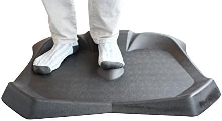 ErgoLoco Standing Desk Mat | Ergonomic Anti Fatigue Mat for Standing Workstations and Stand Up Desks | Fidget Mat with Uneven Surface for Maximum Benefit