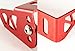 JDM Red Aluminum Front Or Rear Carbon Fiber Look Racing Tow Hook Anodized Kit