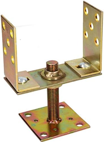 Pied de poteau en u réglable Clearance