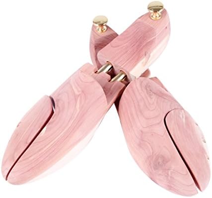 Cedar Shoe Tree For Men - Made Of 100% Natural US Red Cedar US Size Double Tube Adjustable Shoe Trees For Men and Women