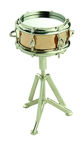 Snare Drum Miniature Replica Light Wood Tone 1.5 x 3 Resin Refrigerator Magnet