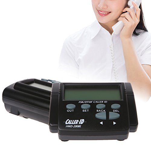 Milue Dual Signal FSK/DTMF Telephone Call Box Caller ID Mobile Phone LCD Display