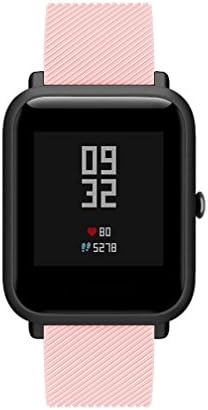 yuemizi Sport Soft Silicon Accessory Watch Band Wirstband For Huami Amazfit Bip Youth Watch (Pink)