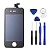 Screen Replacement Black iPhone 4 LCD Touch Screen Digitizer Glass Replacement Full Assembly with Repair kit