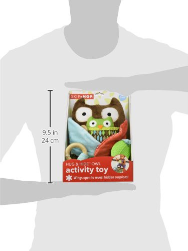 image for Skip Hop Baby Treetop Friends Hug-and-Hide Wise Owl Activity Toy, Mult