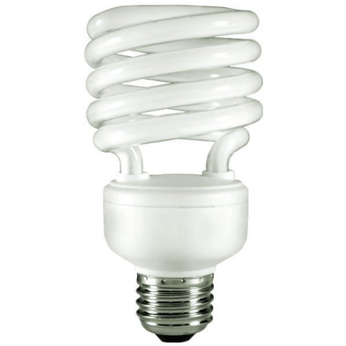 Super White Sunlite SMS23F//50K SMS23F//50K 23-Watt Super Mini Spiral Energy Saving Medium Base CFL Light Bulb