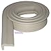 KidKusion Jumbo Edge Cushion | 6Ft | Taupe | Made in USA | Child Safety Edge Guard, Babyproof Furniture Bumper