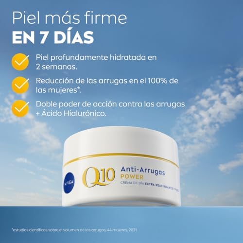 Q10 Anti-Rugas - Creme de Dia SPF 30 Extra Firmeza - Hidrata, Regenera, Reduz e Previne Rugas - Q10 Pure, Creatina e Ácido Hialurónico - Previne Manchas - Todos os Tipos de Pele - 50 ml