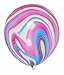 LAttLiv Marble Unicorn Balloons (30 Piece), Multicolour, 12 Inches