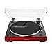 Audio-Technica AT-LP60XBT-RD Fully Automatic Belt-Drive Stereo Turntable, Red/Blackthumb 3