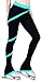 Figure Skating Spiral Polartec Polar Fleece Pants (Turquoise, Child Medium)