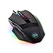 Redragon M801 Gaming Mouse Wired LED RGB Backlit MMO Gaming Mice 9 Button Programmable Mouse with Macro Recording Side Buttons Rapid Fire Button Weight Tuning Set 12400 DPI for Windows (Black) primary