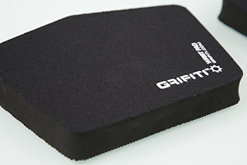 Grifiti Fat Wrist Pad Massdrop Ergodox 2 Piece Set About 6.5 x 4.2 x 0.75 Inch Mirror Image Wrist Rests for Ergodox and Infinity Keyboard Sets (Smooth Skiin)