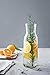 Bormioli Rocco Aquaria Bedside Carafe with Tumbler, 27-1/2-Ounce, Gift Boxed, Grey