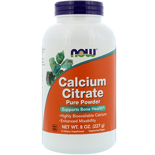 NOW Supplements, Calcium Citrate Powder, Highly Bioavailable Calcium