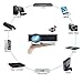 WiFi Wireless Projector (Warranty Included), Support HD 1080P Video, ERISAN Updated Full Color Max 130