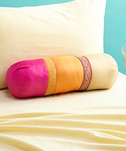 Tangerine Orange & Fuschia NeckRoll